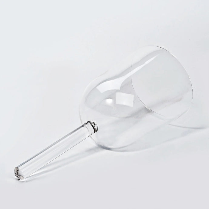 5 inch 528 hz Clear Quartz Crystal Handle Singing Bowl