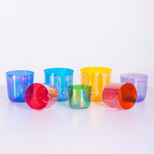 Load image into Gallery viewer, Cosmic Clear Crystal Singing Bowls - Set of 7 Colored
