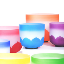 Load image into Gallery viewer, 7-12&quot; Colored Rim Lotus Bowl Set + FREE GIFTS