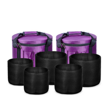 Load image into Gallery viewer, 7-12&quot; Colored Rim Lotus Bowl Set + FREE GIFTS