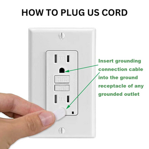 Plush Silver Seat or Bed Pad Cushion with Grounding Cord