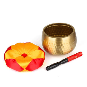 Hammered Chinese Japanese Rin Gong Singing Bowl