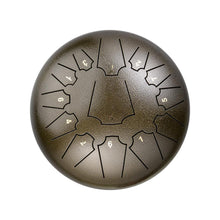 Load image into Gallery viewer, 12 Inch, 13 Notes Steel Tongue Drum With FREE Mallet and Bag