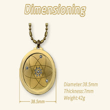 Load image into Gallery viewer, Galaxy Quantum Scalar Energy Pendant with Crystal and Negative Ions for EMF Protection
