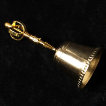 Load image into Gallery viewer, Tibetan Meditation Bell and Dorje Set, Multi-Purpose Hand Call Bell