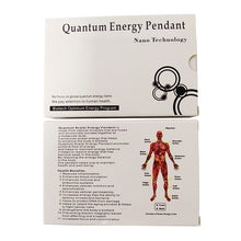 Load image into Gallery viewer, Galaxy Quantum Scalar Energy Pendant with Crystal and Negative Ions for EMF Protection