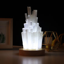 Load image into Gallery viewer, Selenite Gemstone Crystal Lamp
