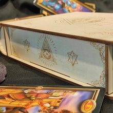 Load image into Gallery viewer, Wood Trinket Card Reading Chest Wooden Box