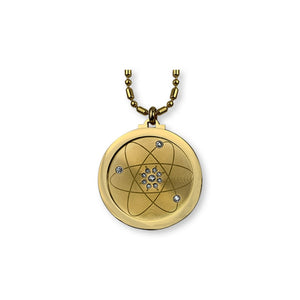 Galaxy Quantum Scalar Energy Pendant with Crystal and Negative Ions for EMF Protection