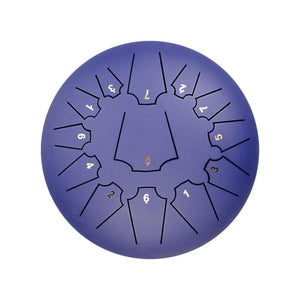12 Inch, 13 Notes Steel Tongue Drum With FREE Mallet and Bag