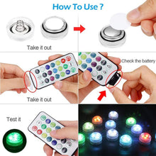 Load image into Gallery viewer, Battery Operated LED Underwater Lights - Multi-Colored