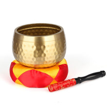 Load image into Gallery viewer, Hammered Chinese Japanese Rin Gong Singing Bowl
