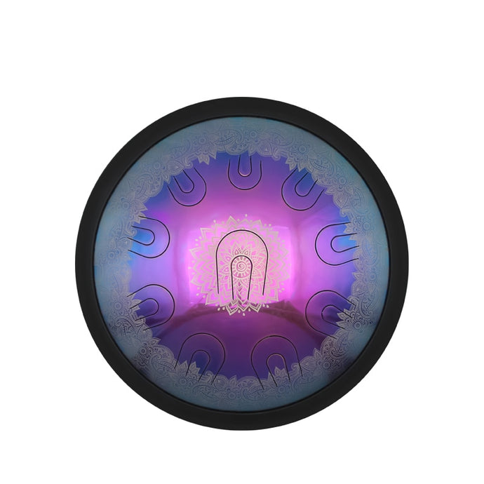 Double-tone UU Steel Tongue Hand Drum - Violet