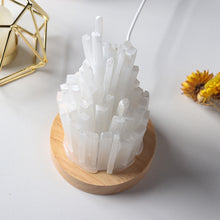 Load image into Gallery viewer, Selenite Gemstone Crystal Lamp
