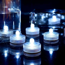 Load image into Gallery viewer, 12 Piece Submersible LED Lights Waterproof Underwater Tea Candle Lights