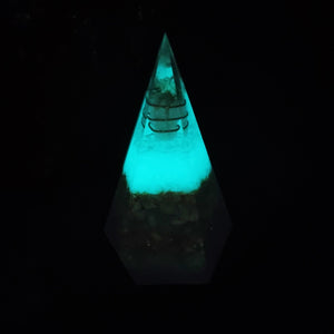 Luminous Orgone Gemstone Chakra Pyramid