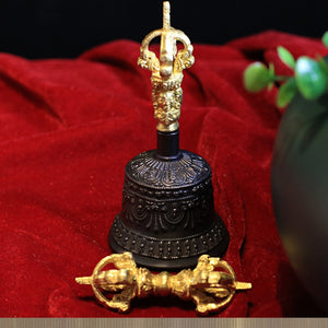 Tibetan Meditation Bell and Dorje Set,  Hand Call Bell