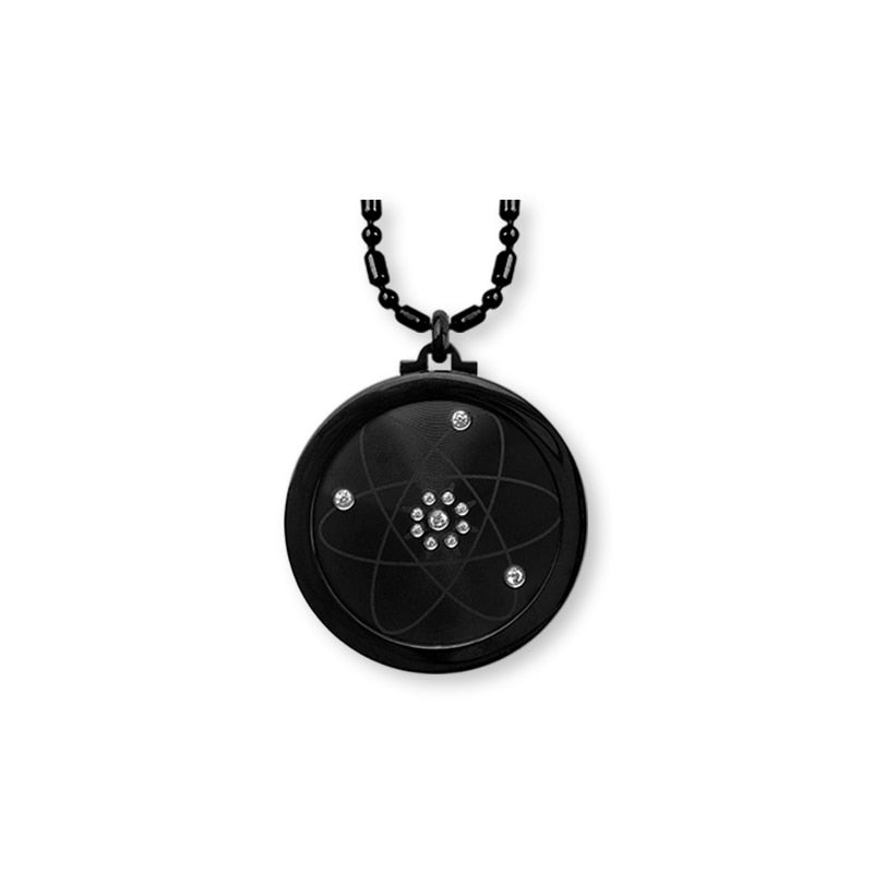 Galaxy Quantum Scalar Energy Pendant with Crystal and Negative Ions for EMF Protection