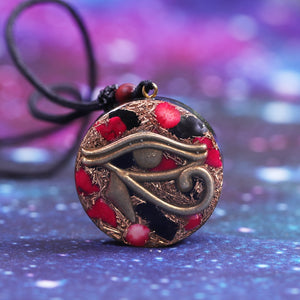 Orgonite Pendant, The Eye Of Horus Necklace