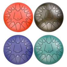 Load image into Gallery viewer, 12 Inch, 13 Notes Steel Tongue Drum With FREE Mallet and Bag