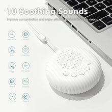 Load image into Gallery viewer, Portable Sound Machine - 10 Background Sounds with Nature