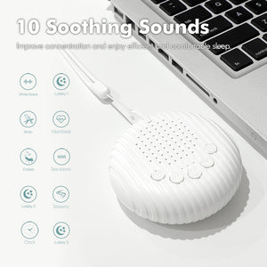 Portable Sound Machine - 10 Background Sounds with Nature