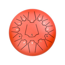 Load image into Gallery viewer, 12 Inch, 13 Notes Steel Tongue Drum With FREE Mallet and Bag
