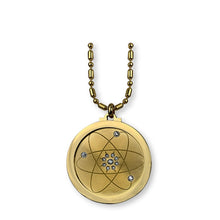 Load image into Gallery viewer, Galaxy Quantum Scalar Energy Pendant with Crystal and Negative Ions for EMF Protection