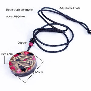 Orgonite Pendant, The Eye Of Horus Necklace
