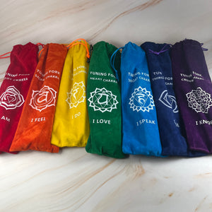 Chakra Energy Meditation Bar Chimes - 1 Unit Full Chimes or Individual 7 Piece Set