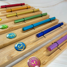 Load image into Gallery viewer, Chakra Energy Meditation Bar Chimes - 1 Unit Full Chimes or Individual 7 Piece Set