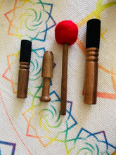 Load image into Gallery viewer, Set of 7 Hammered Tibetan Singing Bowls + FREE Case, Cushions and Mallets