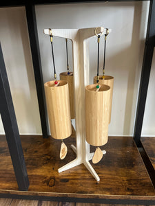 Fire, Earth, Water, Air Bamboo Chimes Set + Bags