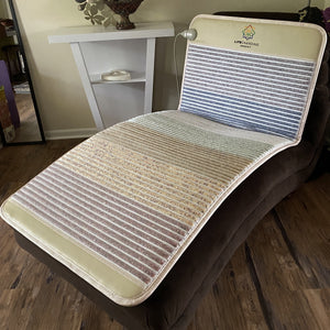 7 Crystal Heating Mat, PEMF and Photon Option + FREE Heating Pillow - Large