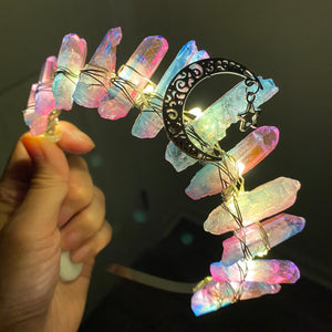 Electric LED Crystal Tiara Crown