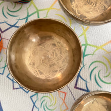 Load image into Gallery viewer, 7 Piece Chakra Tibetan Singing Bowl with FREE Case, Cushion and Mallet