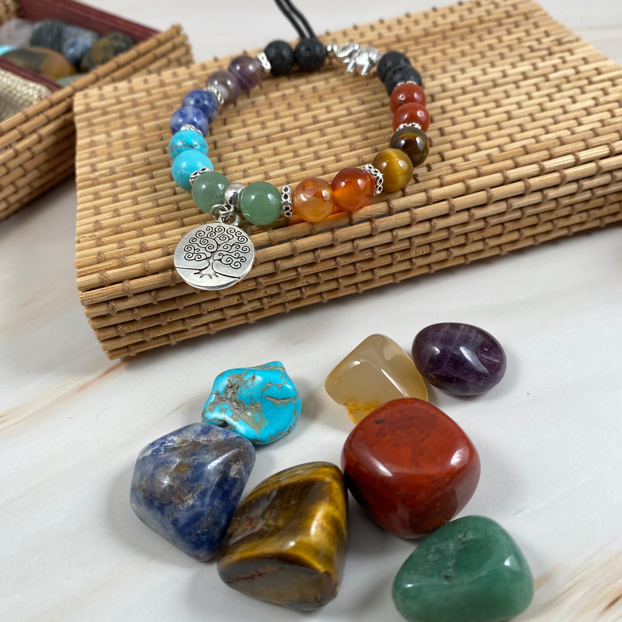 Chakra aromatherapy bracelet sale