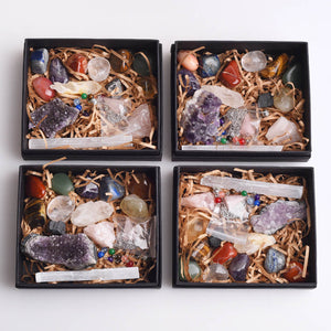 Crystal and Chakra Healer - 14 piece Crystal Boxed Set