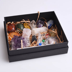 Crystal and Chakra Healer - 14 piece Crystal Boxed Set