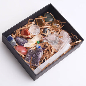 Crystal and Chakra Healer - 14 piece Crystal Boxed Set