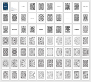 Chakra Affirmations and Mandalas Coloring Book