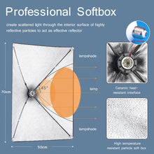 Load image into Gallery viewer, Softbox Lighting Lights with Tripod (No Bulb)