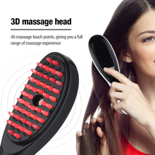 Load image into Gallery viewer, Phototherapy Hair Growth Brush Comb Red and Blue Light Therapy