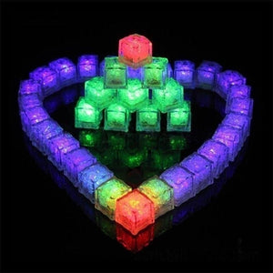 Colored Light Ice Cubes