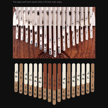 Load image into Gallery viewer, Kalimba 24 or 34 Keys Black Walnut Tone Key B Thumb Piano