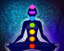 Load image into Gallery viewer, Chakra and Yoga Wall Hanging Sheet