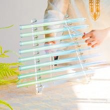 Load image into Gallery viewer, Quartz Crystal Singing Harp with 8pcs notes and Free Aluminum Case and Quartz Mallets