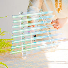 Load image into Gallery viewer, Quartz Crystal Singing Harp with 8pcs notes and Free Aluminum Case and Quartz Mallets