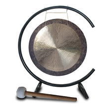 Load image into Gallery viewer, 16 Inch Bronze Wind Gong with C-type Stand