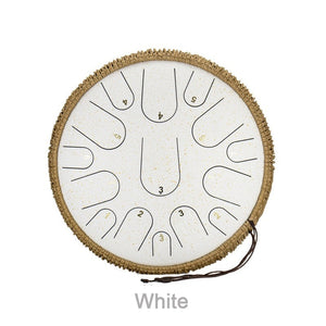 14 Inch, 15 Tone Steel Tongue Drum